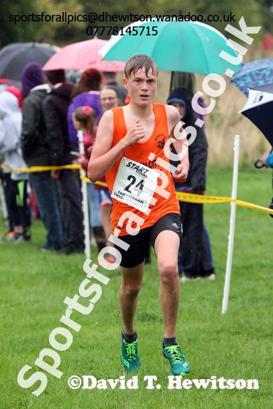 Boys under-15s, Sunderland Harriers Open Cross Counry, Farringdon Park, Sunderland. Photo: David T. Hewitson/Sports for All Pics